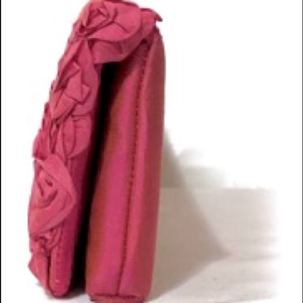 “Shiraleah” Fuchsia Raspberry Clutch Handbag Purse - image 2